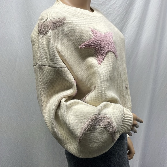 Threaded Leaf Women's To The Moon & Back Crewneck Pullover Sweater (L) NWT - Picture 6 of 9